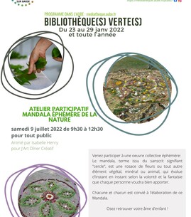 Atelier participatif « Mandala éphémère de la nature » - 1
