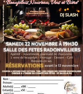 Soirée dansante « Beaujolais nouveau, Vins et Bières » - 1