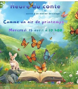 Heure du conte “Comme un air de printemps” et atelier - 1