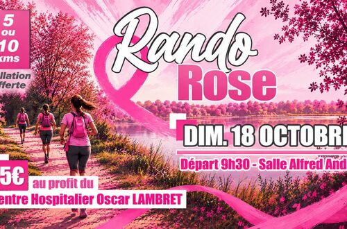 SOLIDAIRE | "Rando Rose" au profit du Centre Hospitalier Oscar Lambret