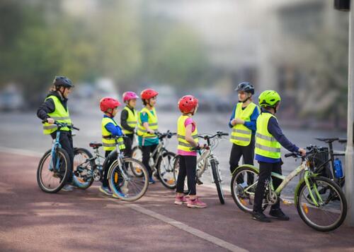 Séance de vélo avec des enfants