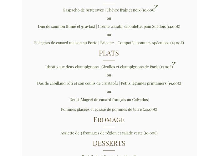 Menu Hôtelier carte soir printemps 2026.pdf - 3 © 