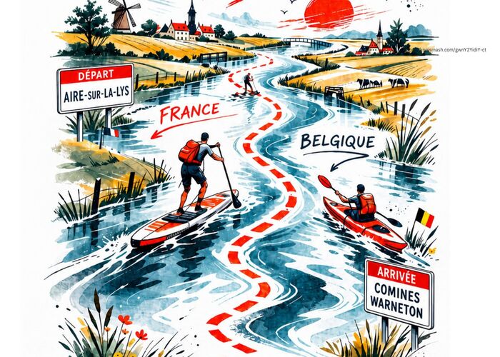 Affiche Enfer des Canaux 26 © Nord Paddle Club