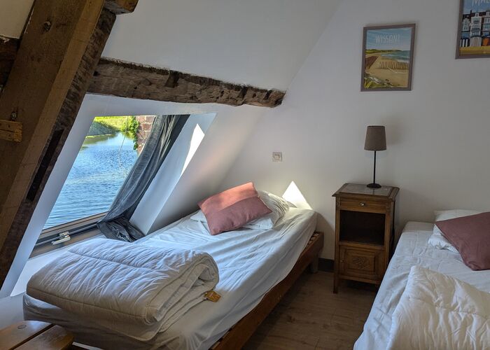 Chambre - Gite Gaspard - Domaine du Grand Saint-Bernard by ISNOR © Ô Marais by ISNOR