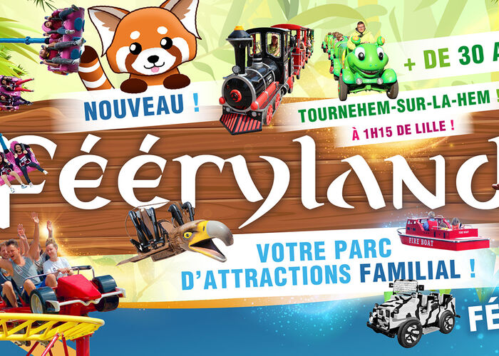 Parc d'attractions Fééryland_bandeau 2024 © Fééryland