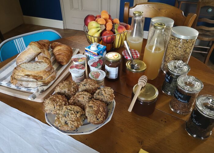 Petit déjeuner © La ferme du Beaupré