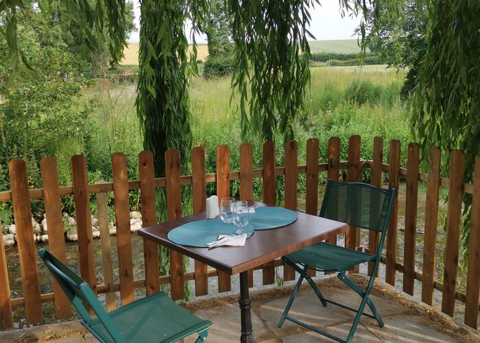 Terrasse © Le Moulin d'Audenfort