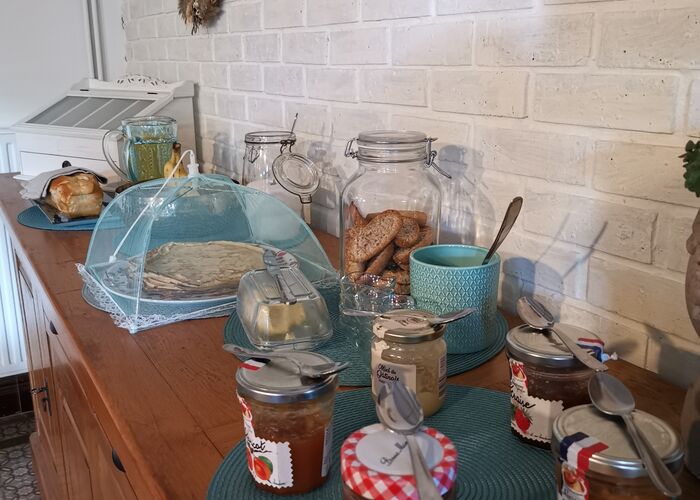 Petit déjeuner © Le Moulin d'Audenfort