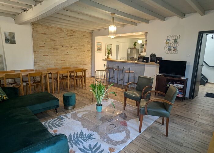 Salle de vie - Gite Gaspard - Domaine du Grand Saint-Bernard by ISNOR (2) © Ô Marais by ISNOR