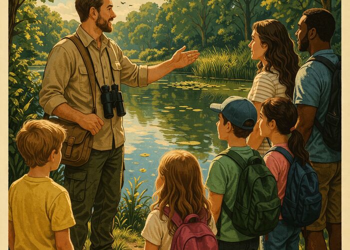 Visite nature Ballastière © Port de plaisance