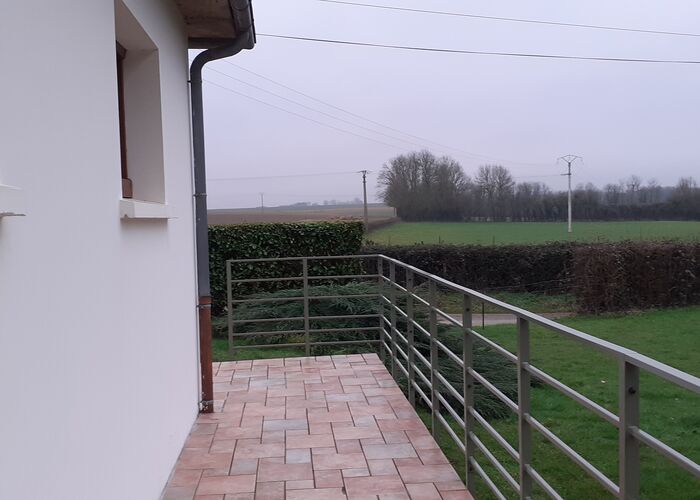 L'appartement du gîte, balcon © M.Chochoy