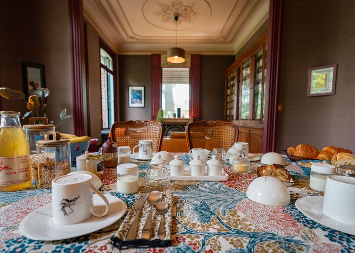 La table du petit-déjeuner © Quentin MAILLARD