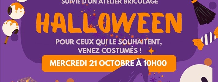 Heure du conte et atelier spécial Halloween - 0