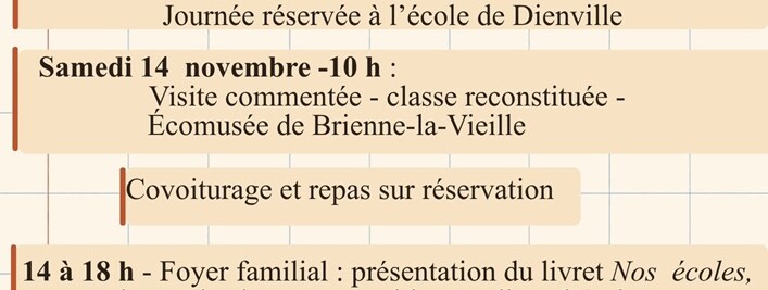 Nos écoles : Dienville 1641-2026 - 0
