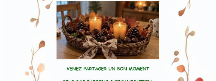 Atelier créatif : centre de table d’automne - 0
