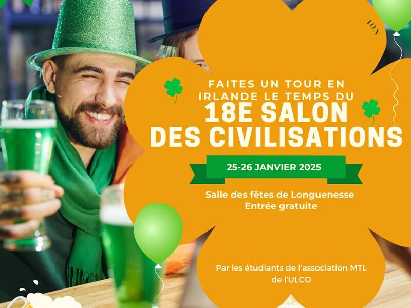 25 et 26 janvier 2025, rdv au Salon des Civilisations à Longuenesse