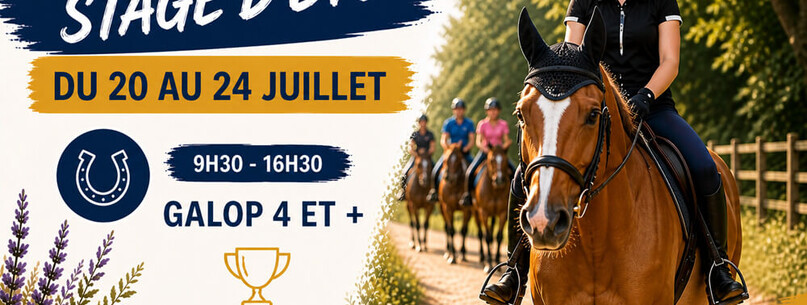 Stage d’équitation – Galop 4 et + - 0