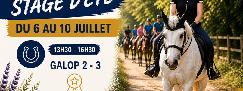 Stage d’équitation – Galop 2/3 - 0