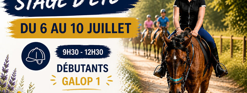 Stage d’équitation – Débutants - 0