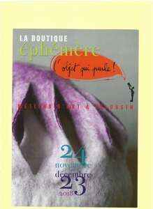 L'Objet qui parle "La boutique éphémère" L'Objet qui parle "La boutique éphémère"