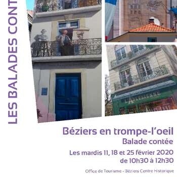 BALADE CONTÉE BÉZIERS EN TROMPE-L'OEIL BALADE CONTÉE BÉZIERS EN TROMPE-L'OEIL