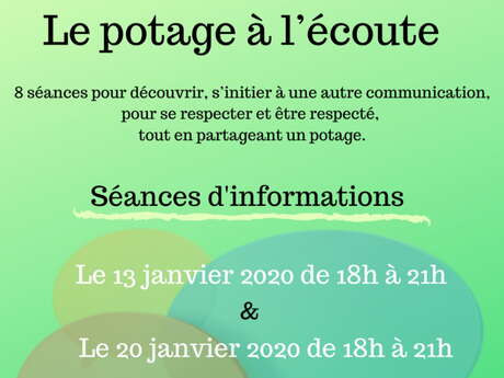 ATELIER - LE POTAGE À L'ÉCOUTE ATELIER - LE POTAGE À L'ÉCOUTE