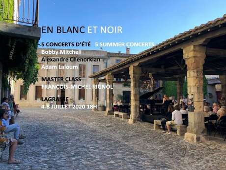 EN NOIR ET BLANC CONCERTS A LAGRASSE EN NOIR ET BLANC CONCERTS A LAGRASSE