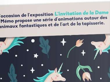 Animation autour de l'exposition de "l'invitation de la dame" Animation autour de l'exposition de "l'invitation de la dame"