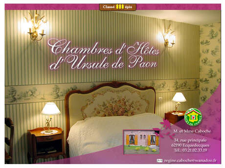 Chambres d'hôtes d'Ursule de Paon Chambres d'hôtes d'Ursule de Paon