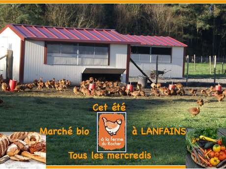 Marché bio à la ferme du Rocher Marché bio à la ferme du Rocher