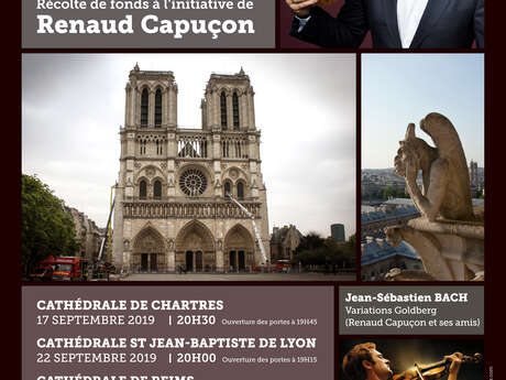 Concert de Renaud Capuçon et ses amis au profit de Notre-Dame de Paris Concert de Renaud Capuçon et ses amis au profit de Notre-Dame de Paris