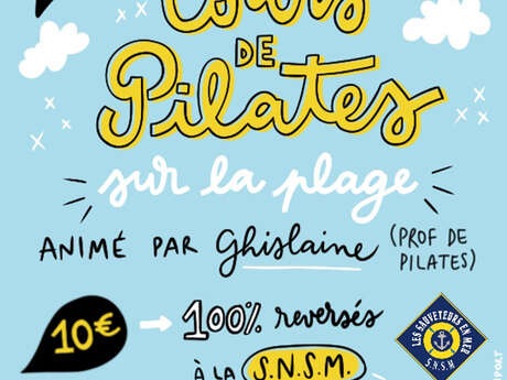 Cours de Pilates sur la plage Cours de Pilates sur la plage