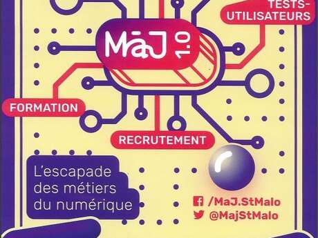 MàJ, l’escapade des métiers du numérique. MàJ, l’escapade des métiers du numérique.