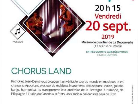 La culture dans tous ses quartiers : Chorus Land La culture dans tous ses quartiers : Chorus Land