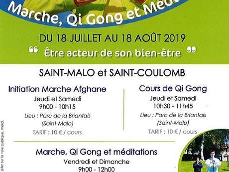 Cours de Marche, Qi Gong et Méditation Cours de Marche, Qi Gong et Méditation