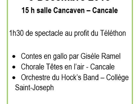Spectacle au profit du Téléthon Spectacle au profit du Téléthon