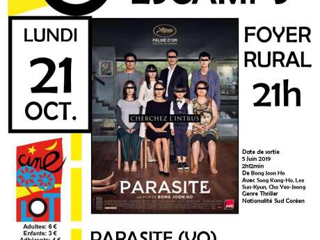CinéLot à Escamps: "Parasite" CinéLot à Escamps: "Parasite"