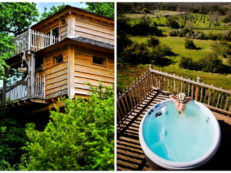 Cabane Spa La Truffière du Château de Cantecor Cabane Spa La Truffière du Château de Cantecor