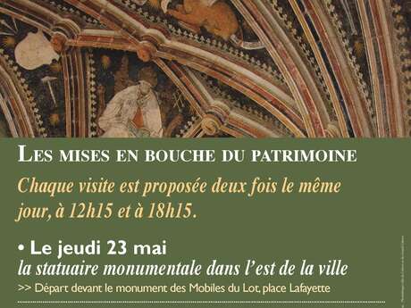 Les Mises en Bouche du Patrimoine : Statuaire Monumentale dans l'Est de la Ville Les Mises en Bouche du Patrimoine : Statuaire Monumentale dans l'Est de la Ville