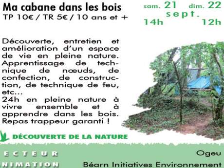 Sortie CPIE - Ma cabane dans les bois Sortie CPIE - Ma cabane dans les bois