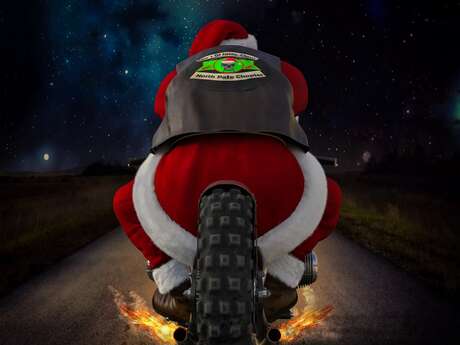 Défilé des Pères Noël à moto Défilé des Pères Noël à moto