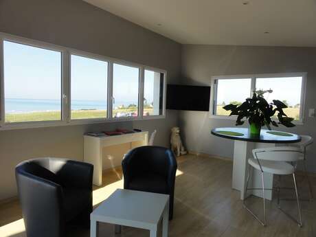 Meublé de tourisme > Le Balcon de Saint-Pair Meublé de tourisme > Le Balcon de Saint-Pair
