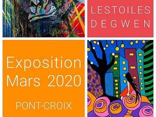 Exposition du mois de mars - peintures de Gwenaëlle Fouque Exposition du mois de mars - peintures de Gwenaëlle Fouque