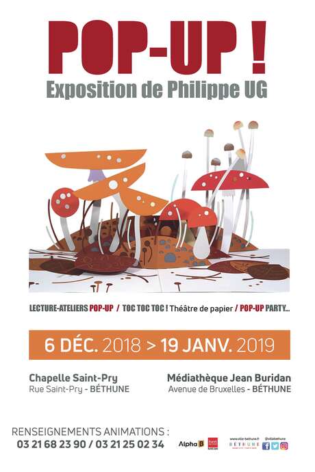 Exposition Pop-Up de Philippe UG Exposition Pop-Up de Philippe UG