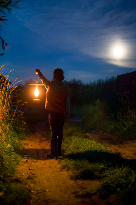 Clair de lune sur les terrils du Pays à Part Clair de lune sur les terrils du Pays à Part