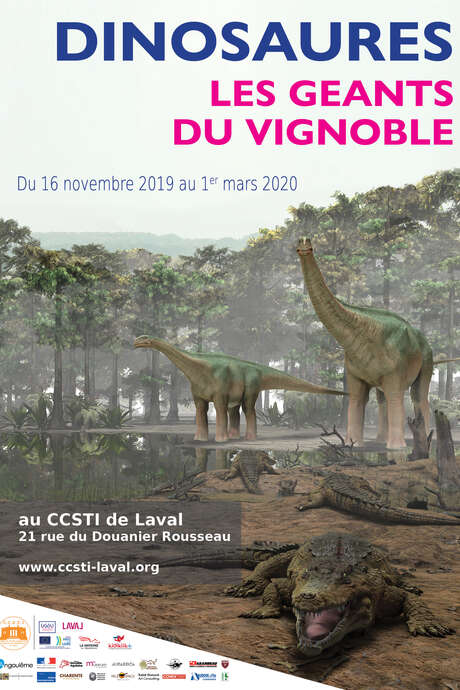 Exposition : DINOSAURES - LES GEANTS DU VIGNOBLE / CCSTI de Laval Exposition : DINOSAURES - LES GEANTS DU VIGNOBLE / CCSTI de Laval