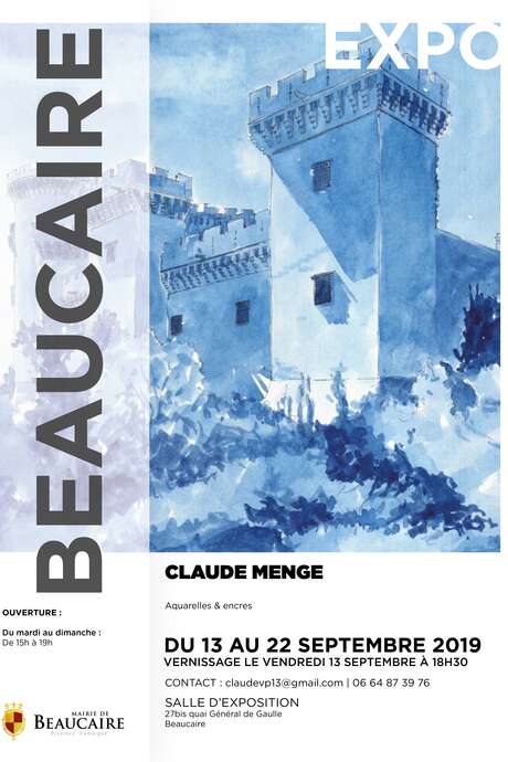 Exposition d'Aquarelles et d'encres de Claude MENGE Exposition d'Aquarelles et d'encres de Claude MENGE