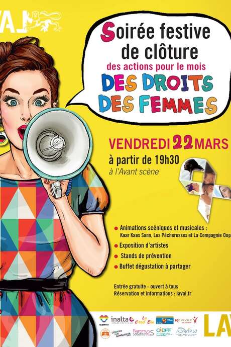 Soirée Festive pour le mois des droits des femmes Soirée Festive pour le mois des droits des femmes