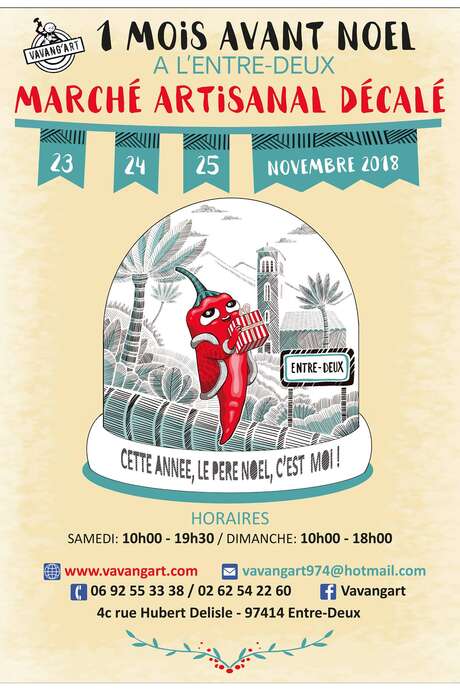 Marché Artisanal Décalé à l'Entre-Deux Marché Artisanal Décalé à l'Entre-Deux