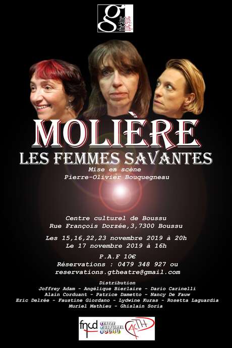 "Les femmes savantes" par le G Théâtre "Les femmes savantes" par le G Théâtre